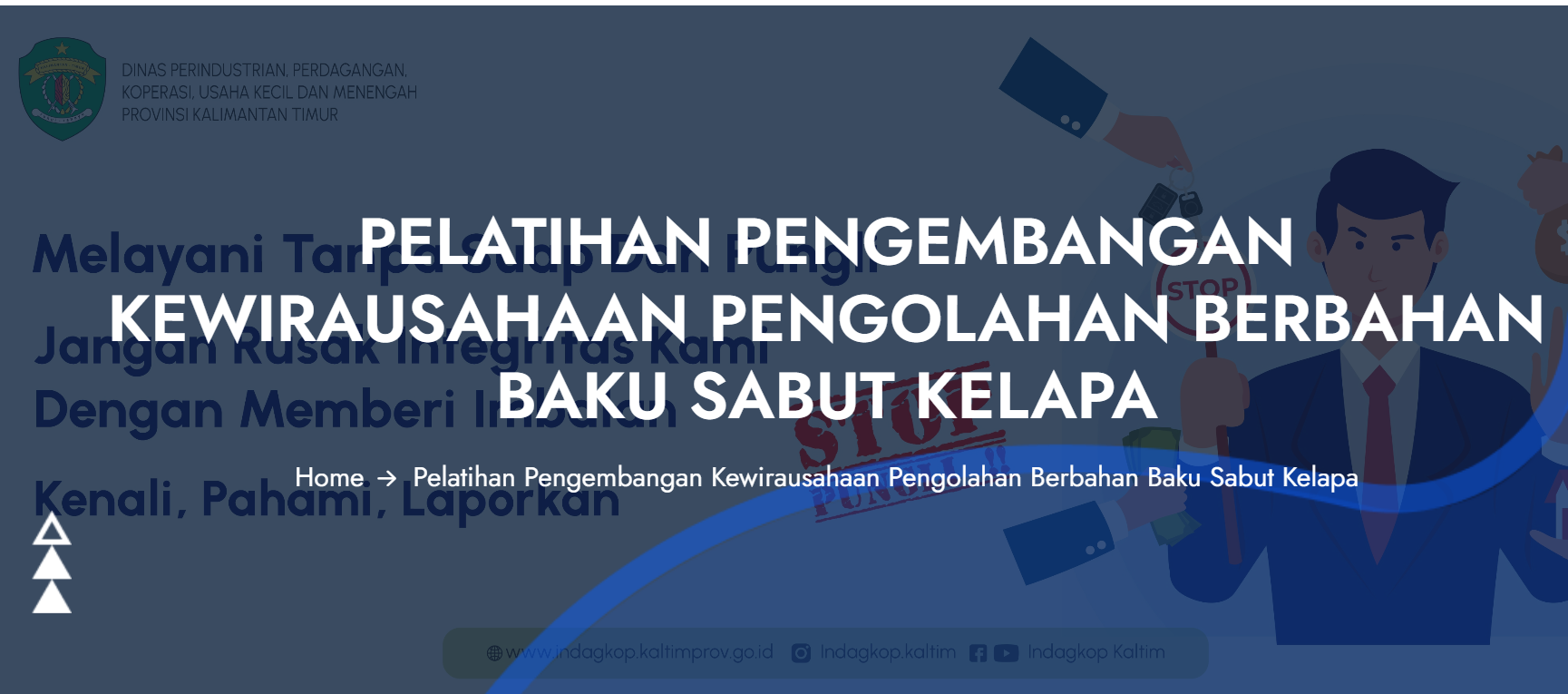 Entrepreneurship Development Training on Coconut Husk-Based Processing